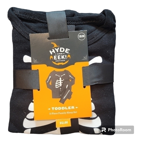 HYDE And Eek: Halloween "Skeleton" 2-Piece Sleep Set - Picture 1 of 2